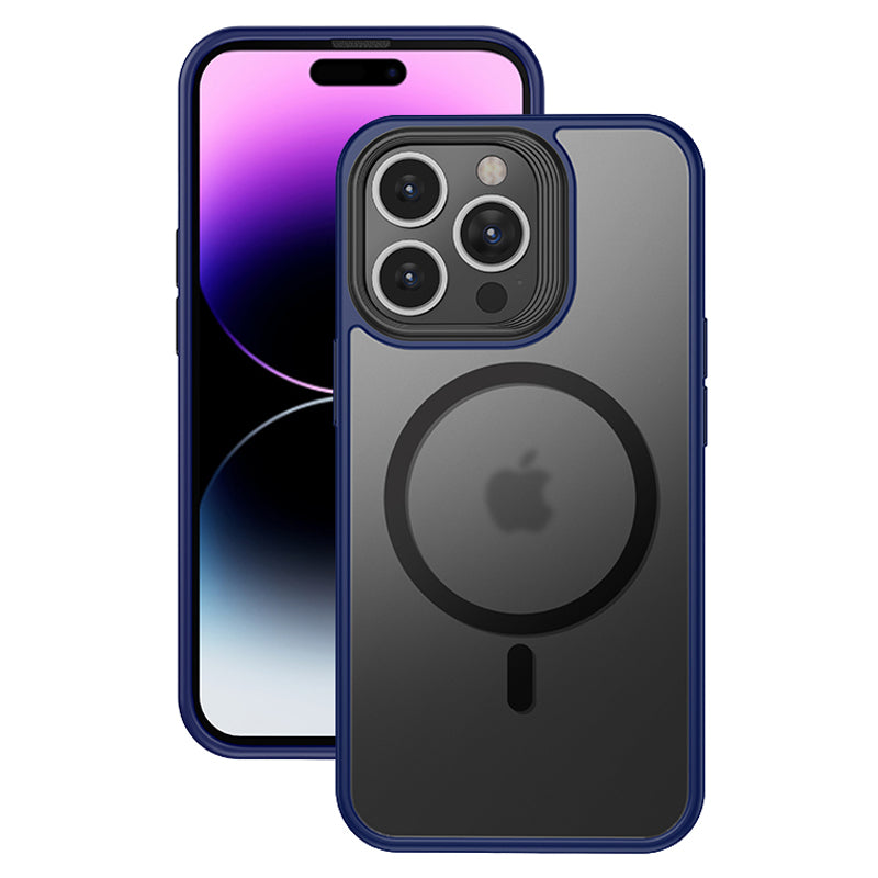 For iPhone 14 Pro Max Translucent Matte Magnetic Case Compatible with MagSafe PC TPU Protective Phone Cover For iPhone 14 Pro Max Translucent Matte Magnetic Case Compatible with MagSafe PC TPU Protective Phone Cover